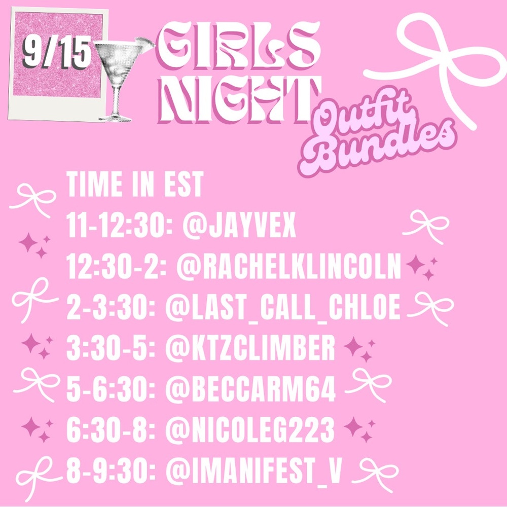 ✨🪩 Girls Night 🪩✨